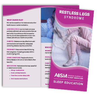 Restless Legs Syndrome Brochures