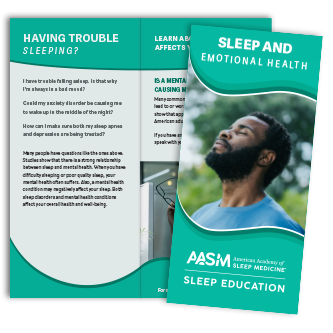 Sleep & Emotional Health Brochures