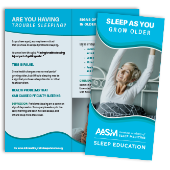Sleep as You Grow Older Brochures