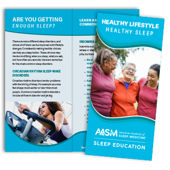 Healthy Lifestyle, Healthy Sleep Brochures (50 brochures)